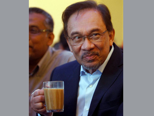 Ibrahim is all smiles 