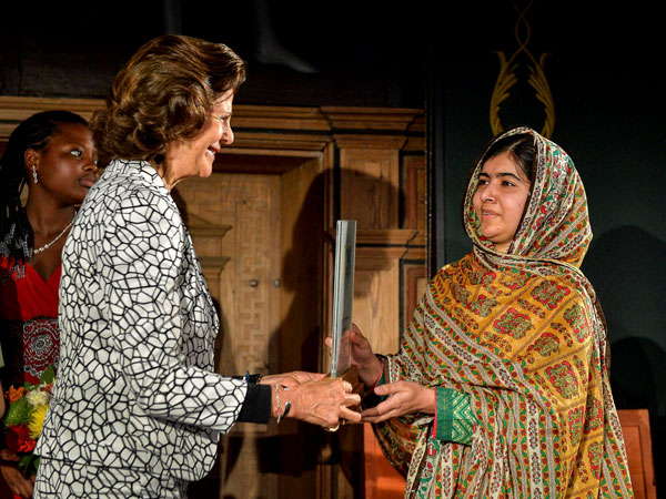 Malala receives World's Children's Prize