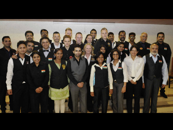 Indian team with foreign players