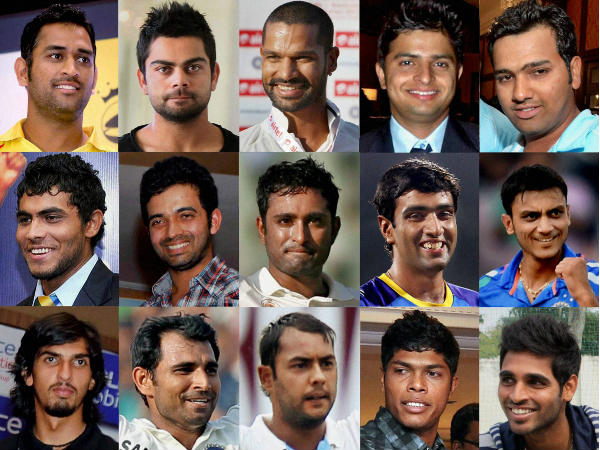 Team India for World Cup 2015