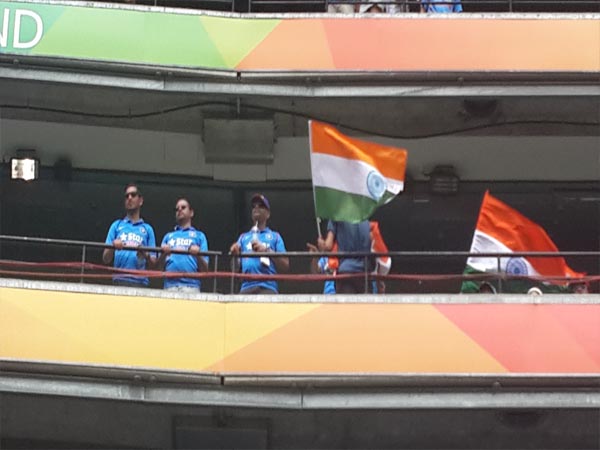 Indian flag flying high