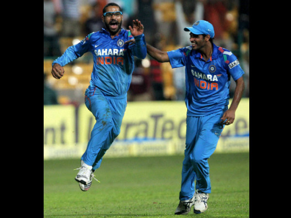 File photo of Shikhar Dhawan (left)