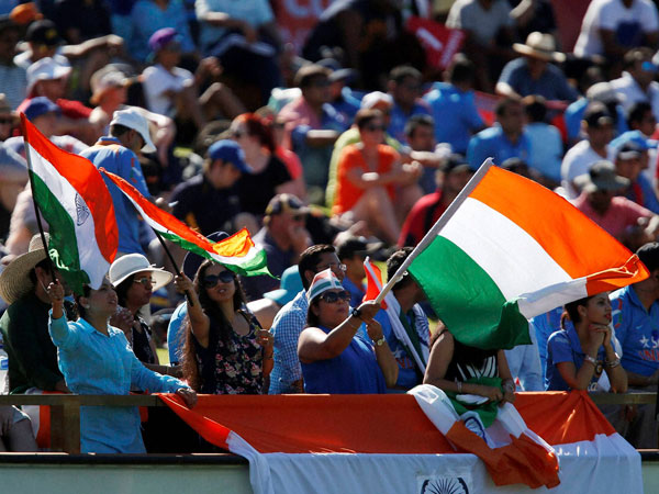 Indian fans at the ground
