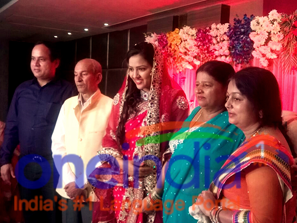 Priyanka Chaudhary with Suresh Raina's family