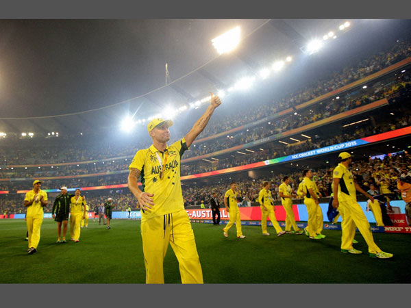 Acknowledging the crowd