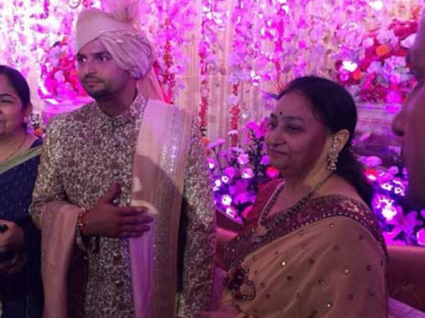 Raina ties the knot with his childhood friend Priyanka