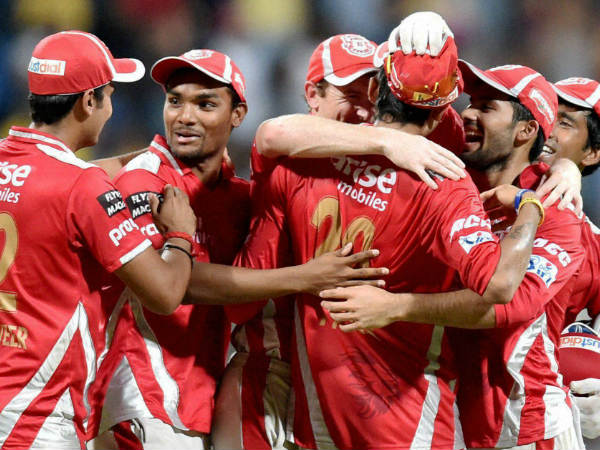 File photo of Kings XI Punjab players celebrating a wicket during an IPL match File photo of Kings XI Punjab players celebrating a wicket during an IPL match