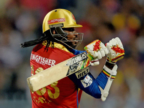 Gayle scored blistering 96 runs against KKR Gayle scored blistering 96 runs against KKR