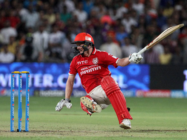 George Bailey flexes muscles in Pune