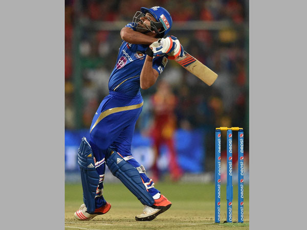 Mumbai IndiansRohit Sharma plays a shot