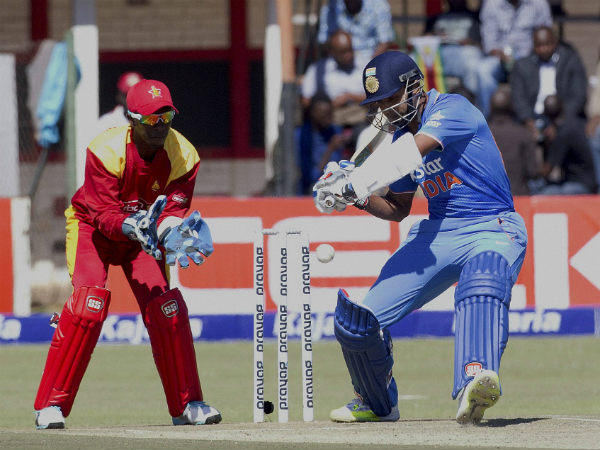 Stuart Binny plays a shot