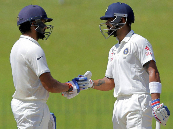 Rohit and Kohli during their partnership