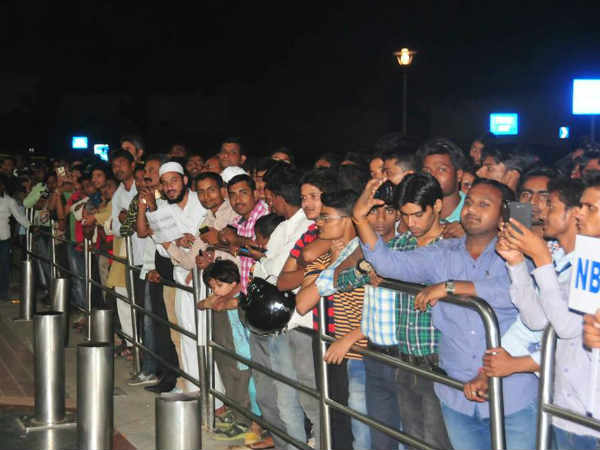 Team India gets warm reception! 