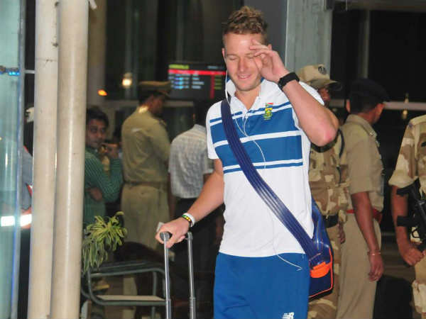 Team India gets warm reception! 