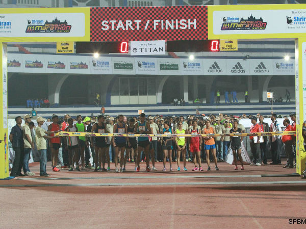 Runners are set to start the marathon. Photo from event's Facebook page