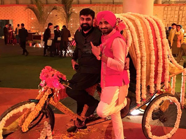 Another pic from Harbhajan's sangeet ceremony