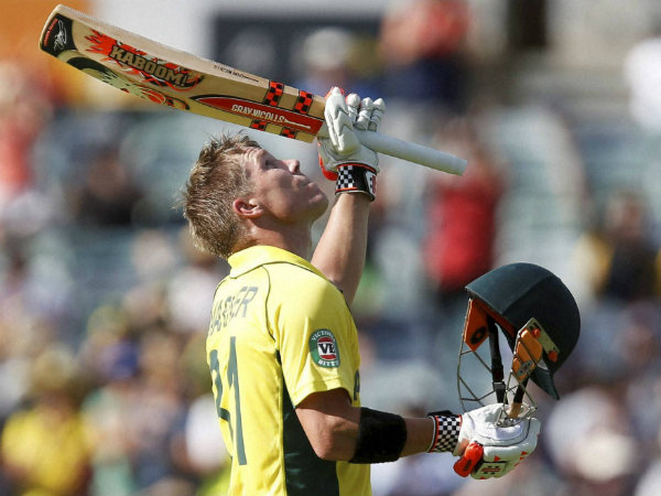 A file picture of David Warner celebrating a ODI century A file picture of David Warner celebrating a ODI century