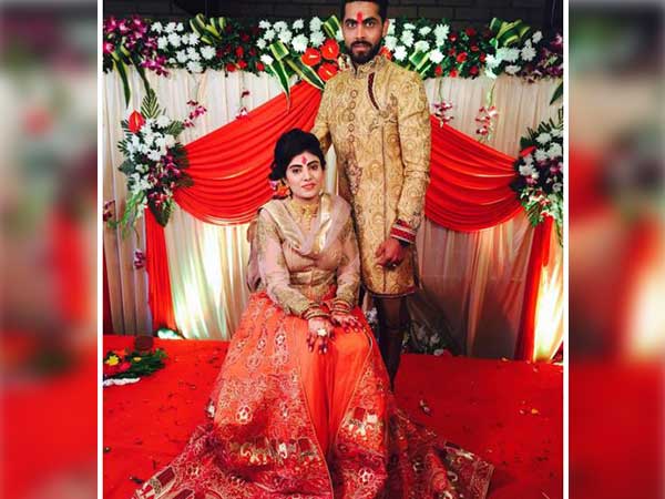 In pics: Ravindra Jadeja gets engaged to Reeva Solanki