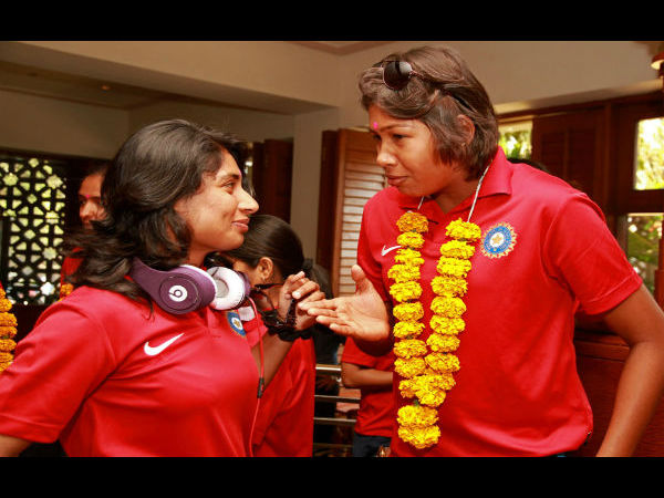 Mitahli Raj, Jhulan Goswami playing their fifth successive women's competition. 