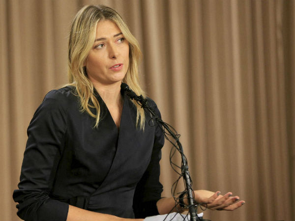 Five-time Grand Slam tennis champion Maria Sharapova