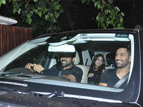 In pics: When Dhoni, wife met Salman 