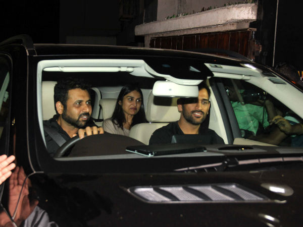 In pics: When Dhoni, wife met Salman 
