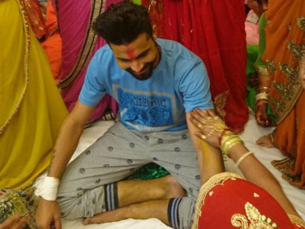 Pics: Jadeja-Reeva pre-wedding rituals
