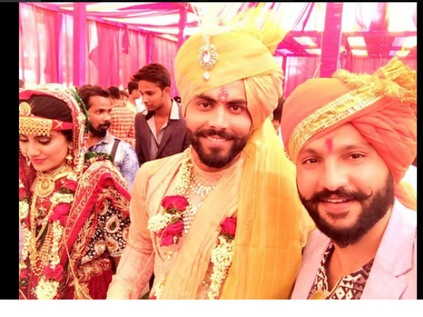 Ravindra Jadeja tied the nuptial knot with his fiancee Reeva Solanki