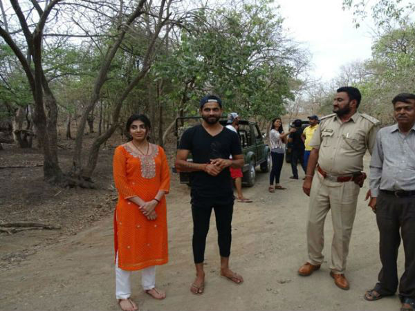 In pics: What happened when Jadeja posed in front of lions