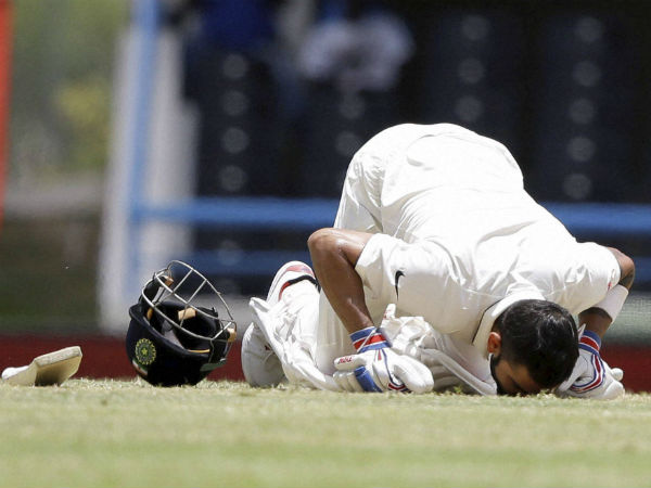 Kohli's first double hundred in Tests