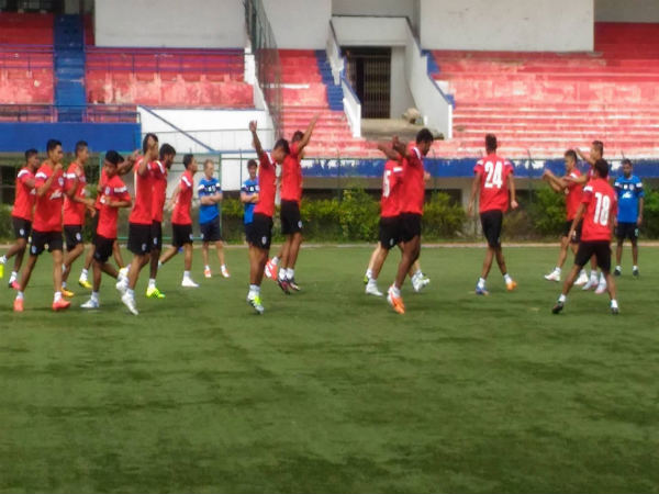 Bengaluru FC players training