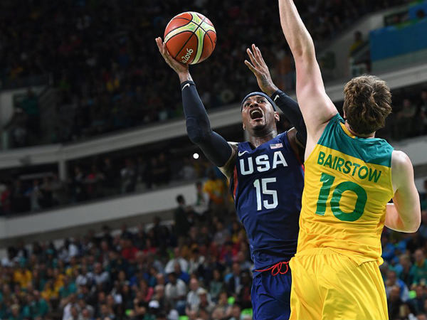 USA basketball team beat Australia 98-88 (Image courtesy: USA basketball team Twitter handle) USA basketball team beat Australia 98-88 (Image courtesy: USA basketball team Twitter handle)