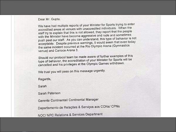 Recall Goel from Rio, Cong MPs ask PM