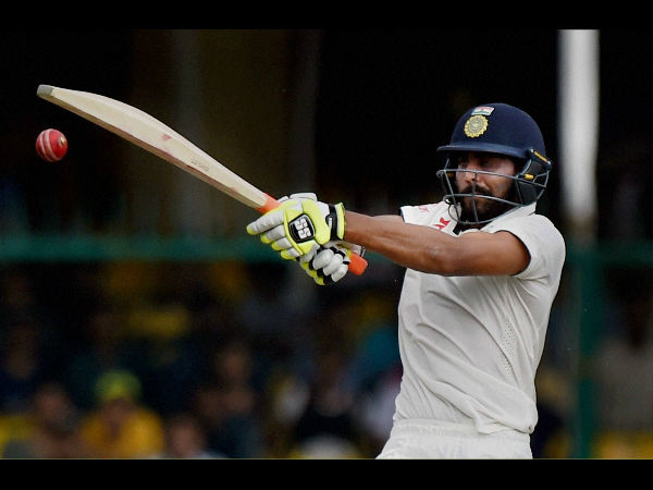 Ravindra Jadeja in action