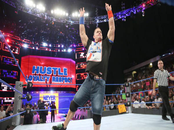John Cena featured in Smackdown's main event (image courtesy wwe.com) John Cena featured in Smackdown's main event (image courtesy wwe.com)
