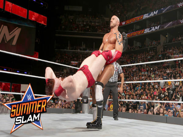 Cesaro vs. Sheamus at Summerslam (image courtesy: wwe.com) Cesaro vs. Sheamus at Summerslam (image courtesy: wwe.com)