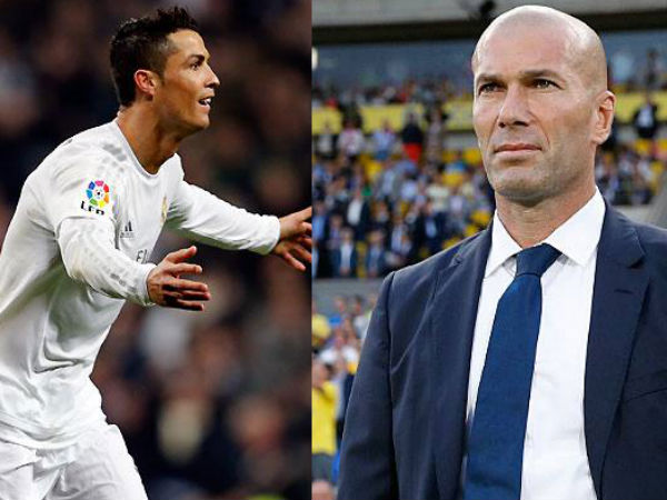 Cristiano Ronaldo (left) and Zinedine Zidane (Image courtesy: Real Madrid Twitter handle) Cristiano Ronaldo (left) and Zinedine Zidane (Image courtesy: Real Madrid Twitter handle)