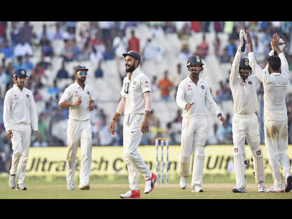 Team India celebrates victory Team India celebrates victory