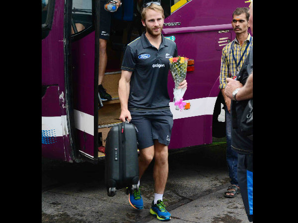 Kane Williamson welcomed at Vizag