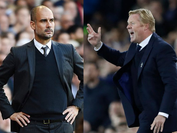 Pep Guardiola and Ronald Koeman (Image courtesy: Twitter) Pep Guardiola and Ronald Koeman (Image courtesy: Twitter)