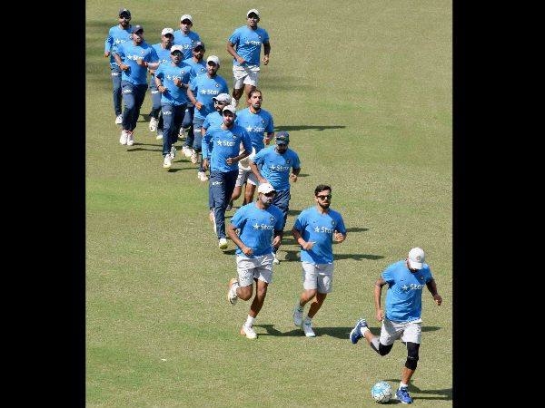 India, England teams sweat it out in the nets 