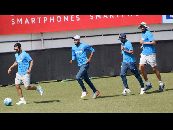 India, England teams sweat it out in the nets