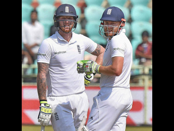 Ben Stokes-Jonny Bairstow hit fifties 