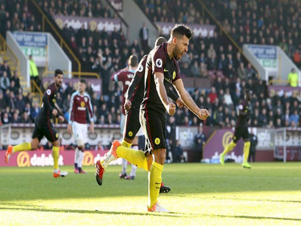 Burnley 1-2 Manchester City (Image courtesy: Man City Twitter handle)