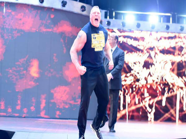 Brock Lesnar on Raw (Image courtesy: wwe.com) Brock Lesnar on Raw (Image courtesy: wwe.com)