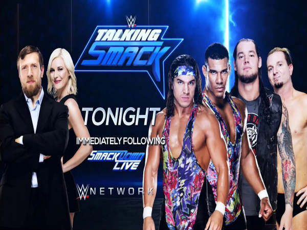 Talking Smack (Image courtesy: WWE Twitter handle) Talking Smack (Image courtesy: WWE Twitter handle)