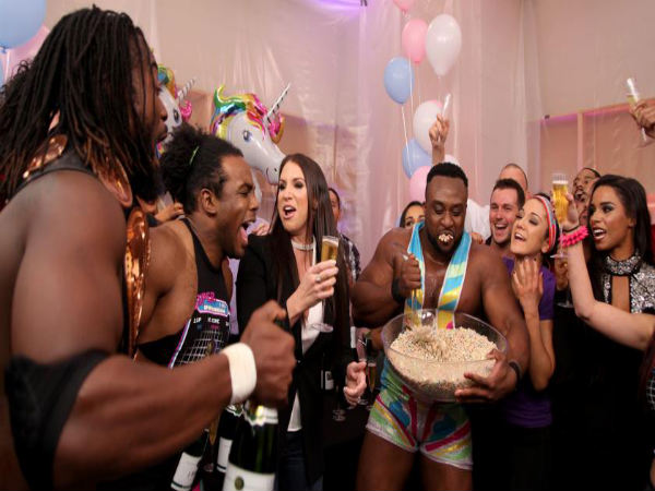 The New Day's celebration on Raw (Image courtesy WWE.com) The New Day's celebration on Raw (Image courtesy WWE.com)