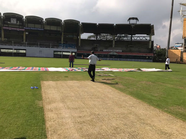 Preparations are in full swing at Chepauk