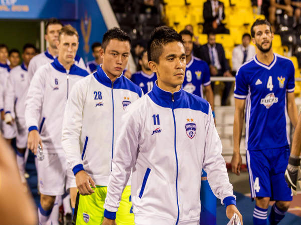 Bengaluru FC led by captain Sunil Chhetri 