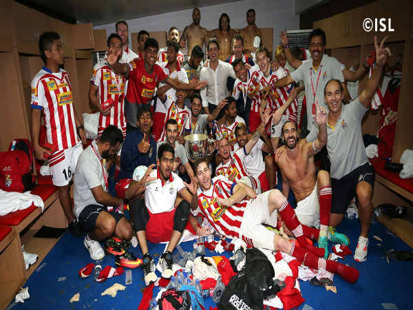 Atletico de Kolkata dressing room
